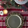Plastic Charger Plate (Set of 6) - Gold - Image 5
