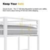 Adam - Twin Over Twin Metal Bunk Bed - White - Image 14