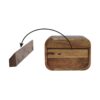 Floating Open Curve Nightstand - Oak - Image 4