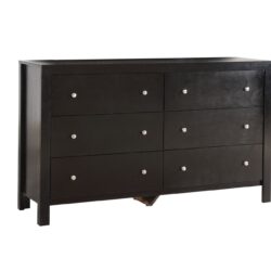 Elegant Transitional Dresser - Black