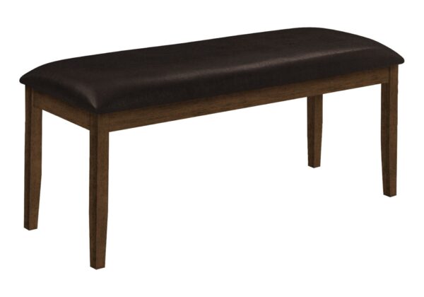 Bench, Rectangular, Hallway, Upholstered, Transitional - Brown
