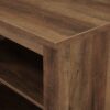 Modern Transitional 3 Shelf Open Storage 70" TV Stand For 80" TVs - Rustic Oak - Image 3