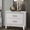 Almera - Glitter Nightstand - White - Image 5