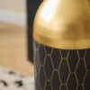 Elegant Floor Vase Set Metal Decorative Vases 3 Piece Set For Floral Display, Wedding & Gift Decor - Gold / Black - Image 20