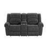 Ferrar - Reclining Console Loveseat - Gray - Image 2