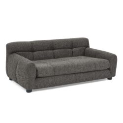 Modern Dark Pet Sofa With Backrest And Armrests Linen Fabric, For Small And Medium Dogs - Dark Gray
