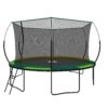 Yc 14Ft Recreational Trampolines With Enclosure For Kids And Adults With Patented Fiberglass Curved Poles Pumpkin - Green - Image 15