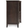 Artisan - Tall TV Media Stand - Dark Chestnut Brown - Image 3