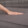 Patio Sofa With Cushions - Gray - Image 6