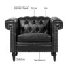 1 Seater Sofa - Black - Image 15