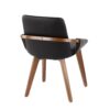 Cosmo - Mid-Century Chair - Walnut / Black - Image 3