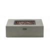 Contemporary 50, 000 Btu Square Fire Table With Clean Lines - Light Gray - Image 11