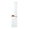 Modern Entryway Bench With Coat Rack, 3 Shelves And Drawers, 3 Sturdy Hooks, Wide Hall Tree With Storage Bench For Hallway - White - Image 8