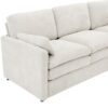 Cozy Upholstered Loveseat Sofa Oversized Comfy Comfy Cloud Sofa Double Cushion Loveseat Sofa Plush Cushion Sofa Couch For Living Room - Beige - Image 15