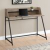Computer Desk For Home Office, Laptop, Storage Shelves, Contemporary & Modern - Taupe - Image 9