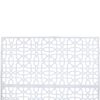 Outdoor & Indoor Metal Privacy Screen Freestanding Decorative Privacy Screen - White - Image 12