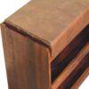 Buffalo - Hide Pull Out Shoe Storage Bench - Chestnut - Image 5