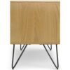 Hunter - TV Media Stand - Oak Veneer - Image 3
