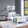 Connelly - Reversible Panel Toddler Bed - White, Rockport Gray - Image 7