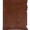 Elegant Traditional Nightstand - Cappuccino - Image 6