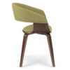 Lowell - Bentwood Dining Chair - Acid Green / Dark Brown - Image 3