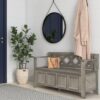 Amherst - Entryway Storage Bench - Distressed Gray - Image 7