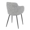 Boyne - Contemporary Chair (Set of 2) - Black / Dark Gray - Image 4