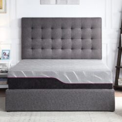 Renew - 11" Queen Size Cooling Gelcare Memory Foam Mattress - Gray