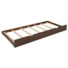 Queen Size Storage Platform Bed, With 2 Big Drawers, Twin Long Size Trundle, One Set Of Sockets & USB Ports - Walnut - Image 13