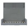 Queen Size Murphy Wall Bed With Sofa - Gray - Image 6