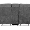 Kalen - Chenille Loveseat With Console - Gray - Image 5