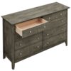Elegant Casual Dresser - Gray - Image 5