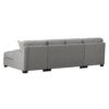 Berza - U Shaped Sectional - Gray - Image 3