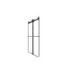 Frameless Shower Door, Double Sliding Shower Door, Clear Tempered Glass Shower Enclosure With Square Rail, Double Side Easy Clean Coat, Finished With Buffer - Matte Black - Image 15