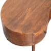 Large Wave Coffee Table, 1 Drawer - Chestnut - Image 7