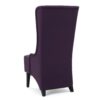 Fabric Dining Chair With High Back And Birch Wood Legs - Plum - Image 6