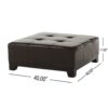 Darlington - Ottoman Coffee Table - Espresso Brown - Image 4