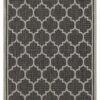 Sunshine - 2'7" X 7'3" Polypropylene Indoor, Outdoor Area Rug - Anthracite - Image 2