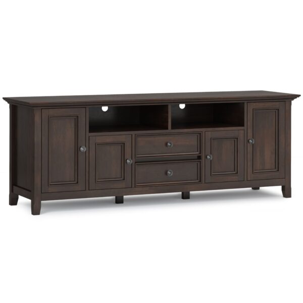 Amherst - Wide TV Media Stand - Brunette Brown