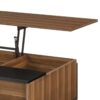 Avala - Coffee Table With Lift Top - Walnut / Black - Image 7