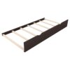 Queen Size Platform Bed With With 2 Big Drawers Twin Size Trundle - Espresso - Image 9