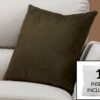 Pillows, Square, Insert Included, Decorative Throw, Hypoallergenic Polyester, Modern - Green - Image 3