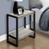 Accent Table, Side Industrial - Gray - Image 9