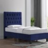 Luma - Twin Upholstered Bed - Blue - Image 7