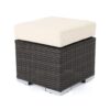 Santa Rosa - Outdoor Ottoman With Water Resistant Cushion - Multi Brown / Beige - Image 8