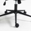 Office Chair, Mid Back Home Office Desk Task Chair With Wheels And Arms Ergonomic Computer Rolling Swivel Chair With Padded Armrest - Brown - Image 3