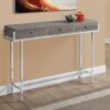 Accent Console Table For Entryway, Storage Drawer, Contemporary And Modern - Taupe - Image 3