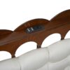 Queen Size Storage Platform Bed, With 2 Big Drawers, Twin Long Size Trundle, One Set Of Sockets & USB Ports - Walnut - Image 12