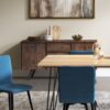 Lowry - Large 4 Door Sideboard Buffet - Distressed Charcoal Brown - Image 8