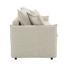 Elisea - Sleeper Sectional Sofa With 2 Toss Pillows - Beige - Image 5